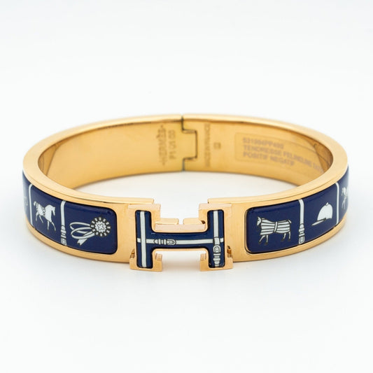 [BIJOUX]H BRACELET BLUE CERAMIC