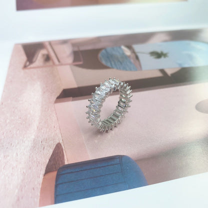 [Goodv]Unique Colorful Radiant Cut RIng