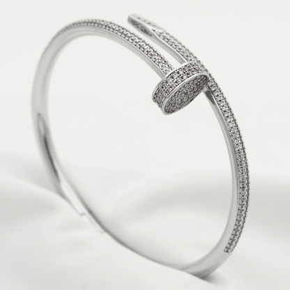 [BIJOUX]JUSTE BRACELET 3.5MM TOUS DIAMANTS