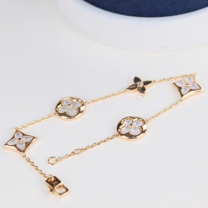 [BIJOUX] リーフクローバーブレスレット