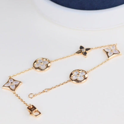 [BIJOUX] リーフクローバーブレスレット