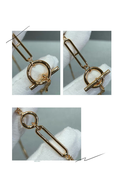 [BIJOUX]HM スターリングシルバー チェーンダンクル ハート