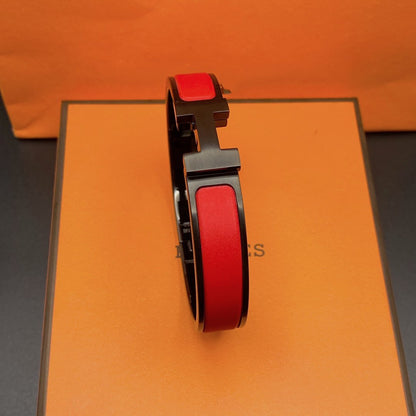 [BIJOUX]CLIC HM SO BLACK RED BRACELET