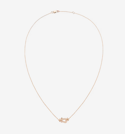 [BIJOUX]FORCE 10 DIAMOND PINK GOLD NECKLACE MINI MODEL