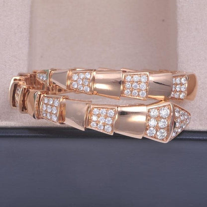 [BIJOUX]BRACELET SERPENTI OR ROSE DIAMANT