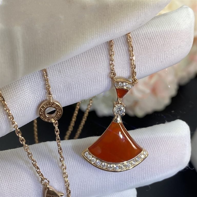 [BIJOUX]DREAM NECKLACE CARNELIAN DIAMOND
