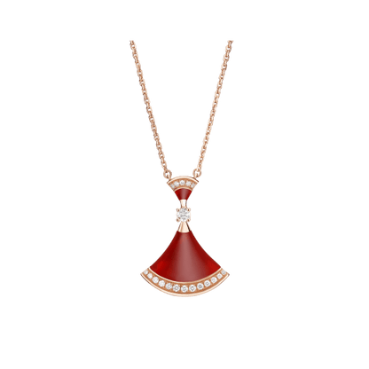 [BIJOUX]DREAM NECKLACE CARNELIAN DIAMOND