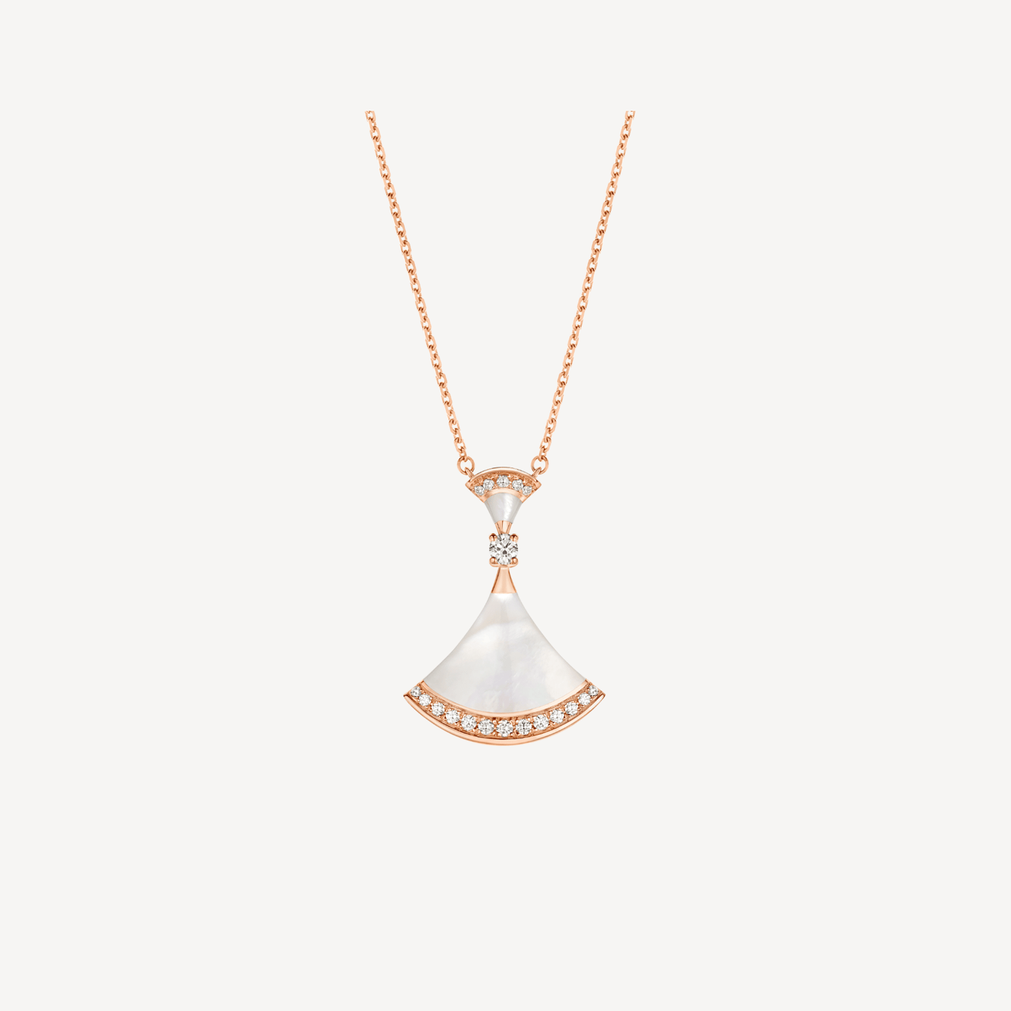 [BIJOUX] COLLIER DREAM NACRE OR ROSE DIAMANT