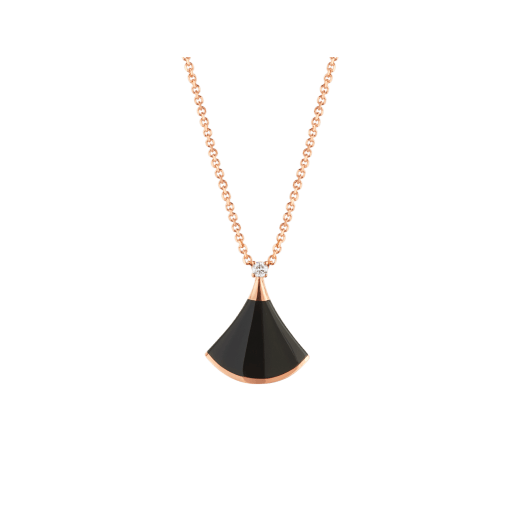 [BIJOUX] COLLIER DE RÊVE ONYX 1 DIAMANT