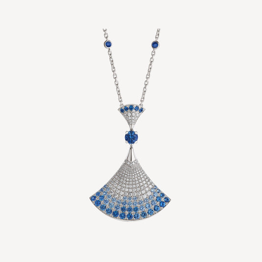 [BIJOUX]DREAM NECKLACE AGATE SILVER DIAMOND