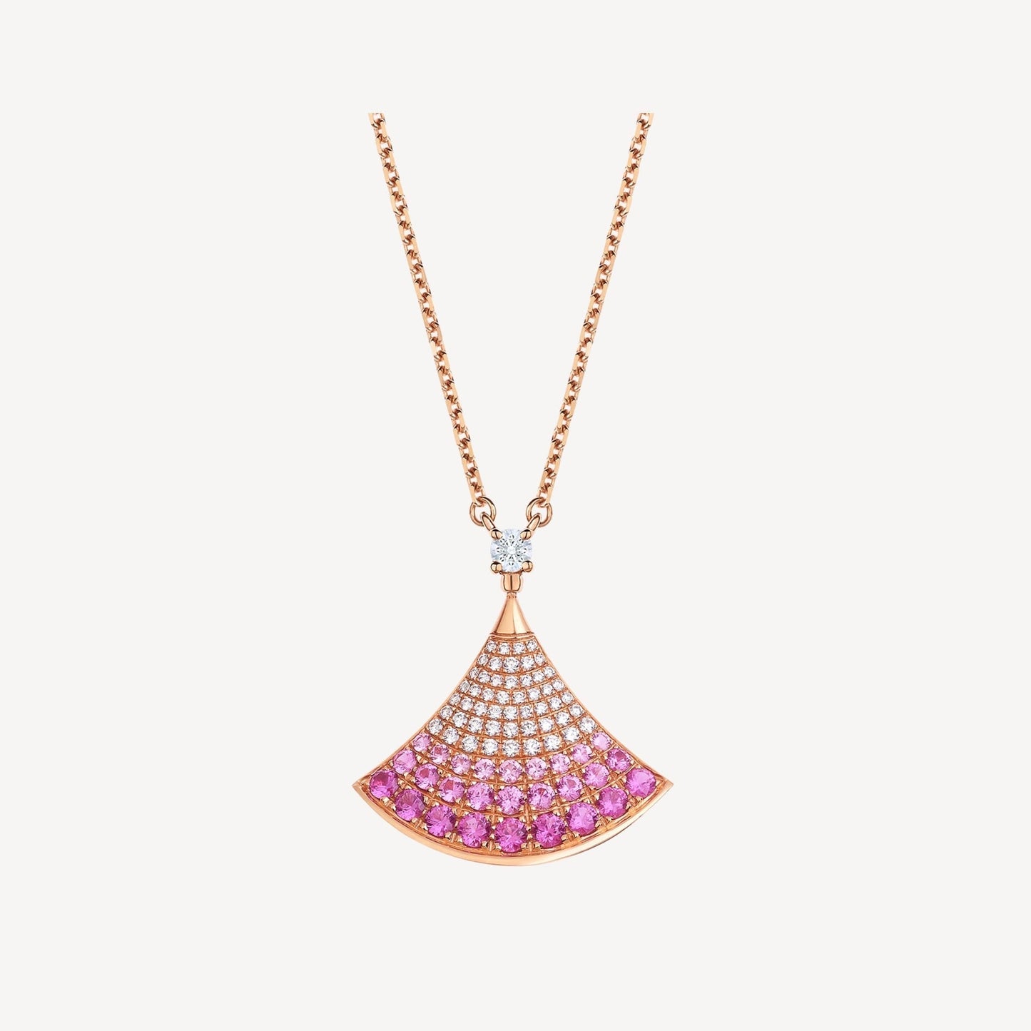 [BIJOUX] COLLIER DREAM OR ROSE DIAMANT ROSE