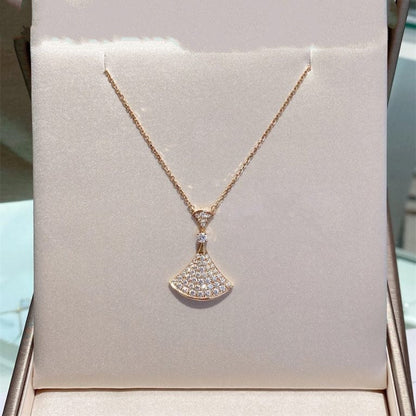 [BIJOUX] COLLIER DE RÊVE OR ROSE FULL DIAMANT