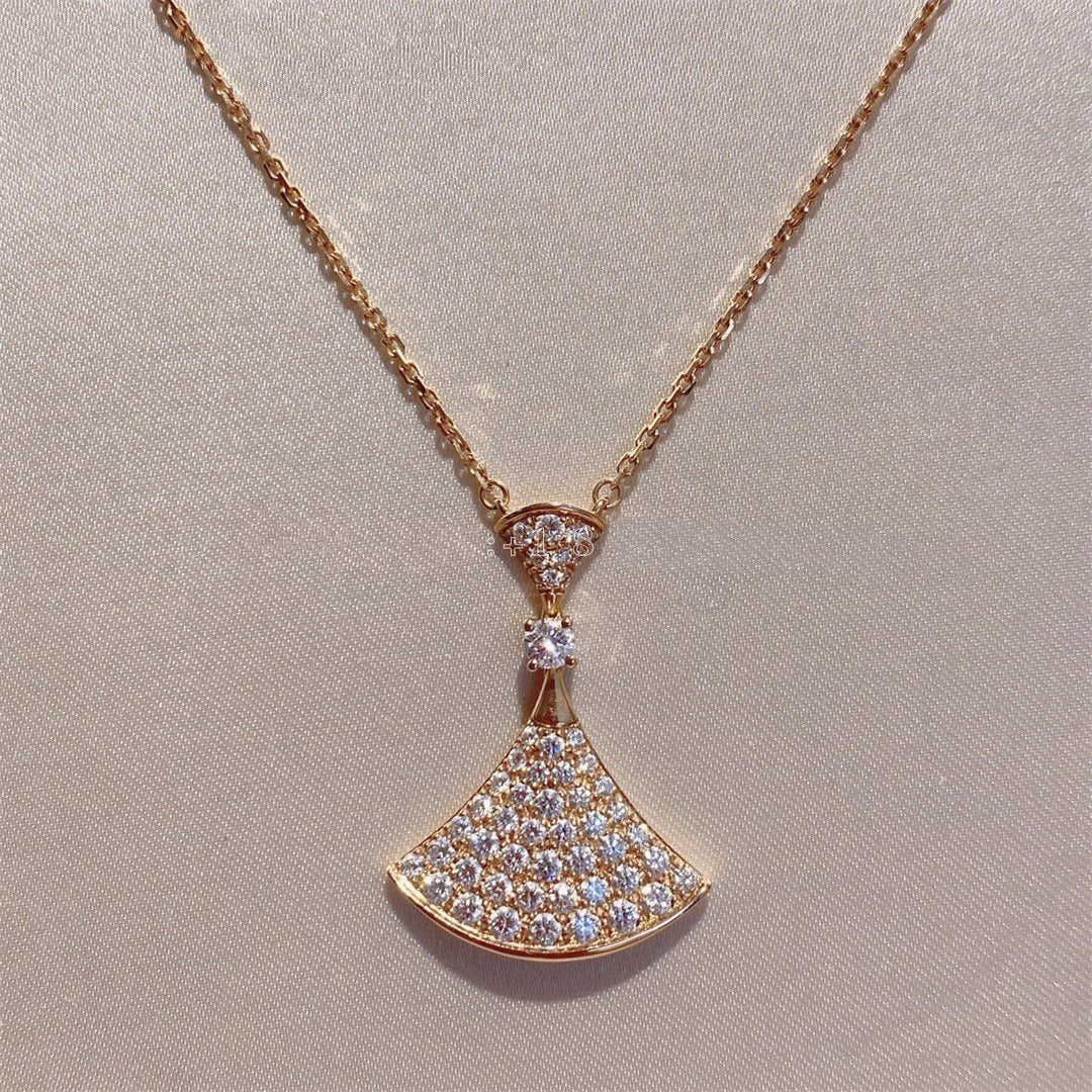 [BIJOUX] COLLIER DE RÊVE OR ROSE FULL DIAMANT
