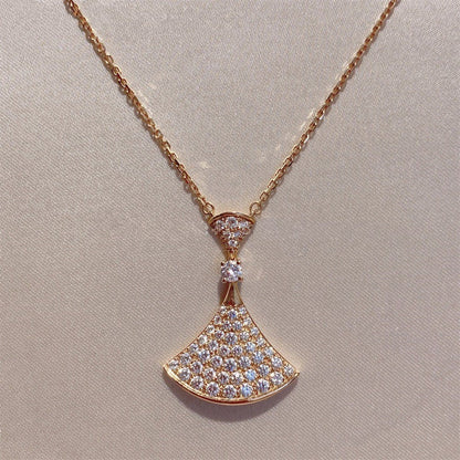 [BIJOUX] COLLIER DE RÊVE OR ROSE FULL DIAMANT