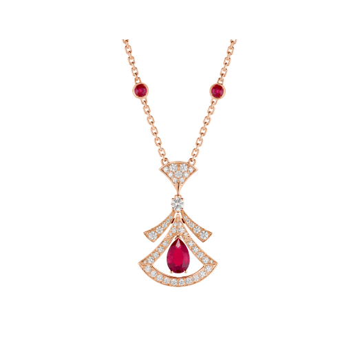 [BIJOUX] COLLIER DE RÊVE CORNALINE DIAMANT OR ROSE