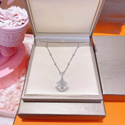 [BIJOUX] COLLIER DREAM DIAMANT BLANC ARGENT