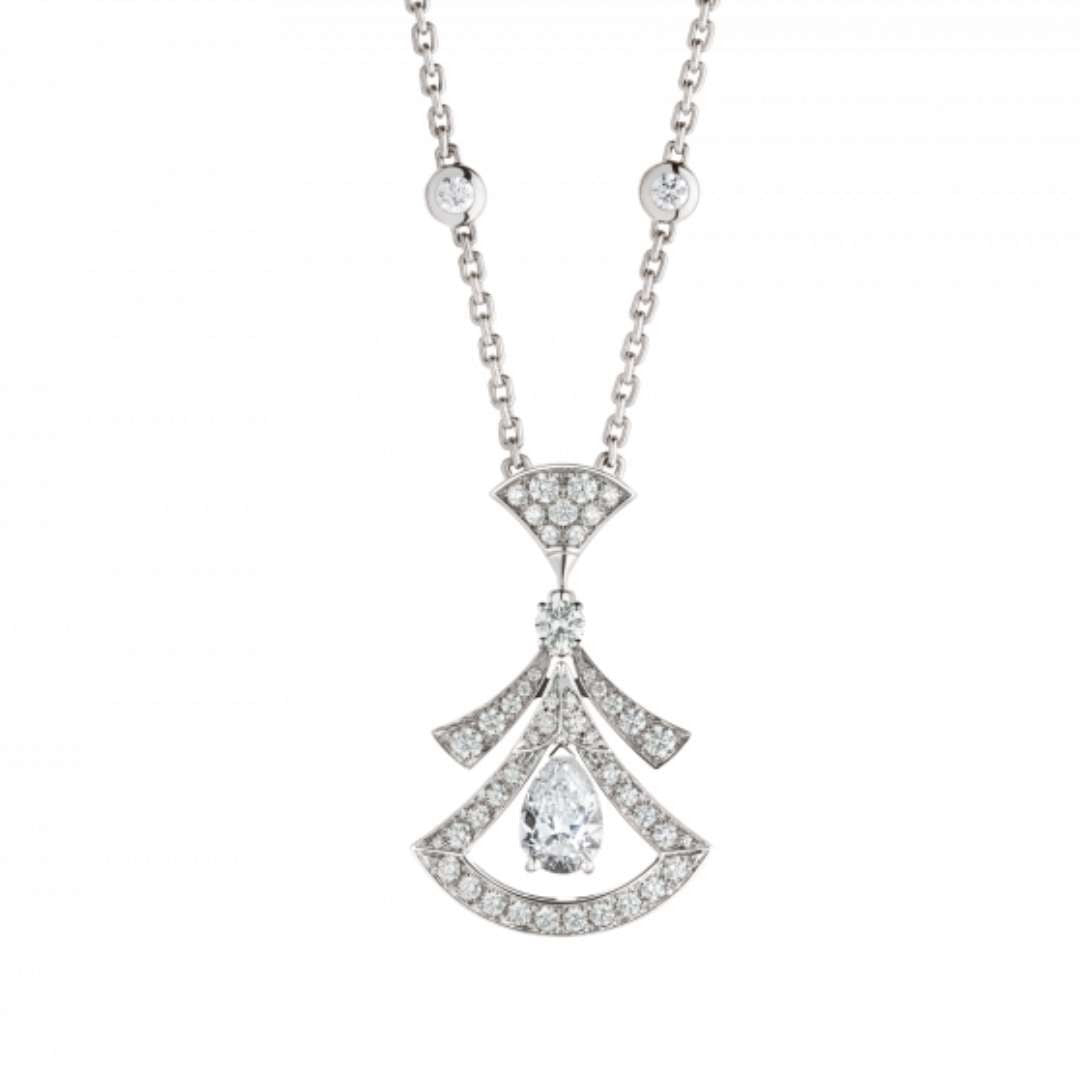 [BIJOUX] COLLIER DREAM DIAMANT BLANC ARGENT