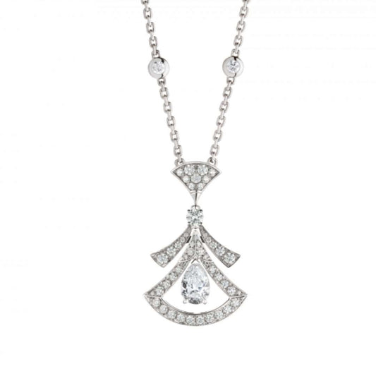 [BIJOUX] COLLIER DREAM DIAMANT BLANC ARGENT
