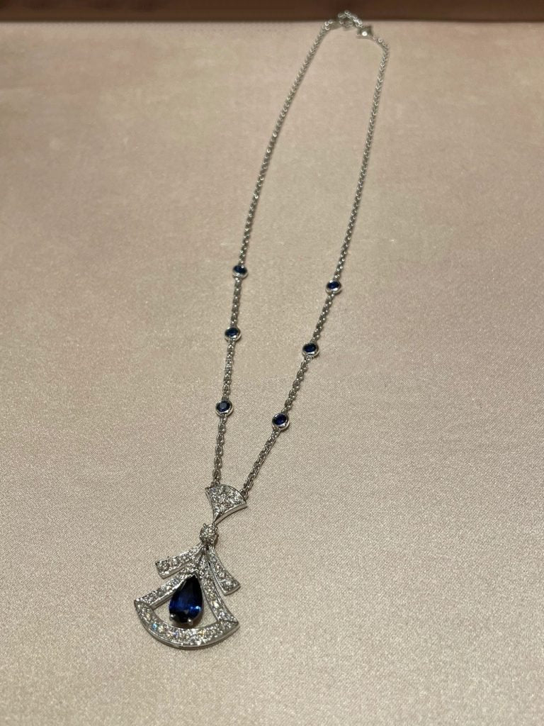 [BIJOUX] COLLIER DE RÊVE AGATE DIAMANT ARGENT