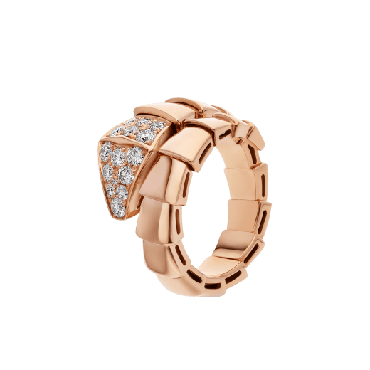 [BIJOUX]SERPENTI RING PINK GOLD DIAMOND