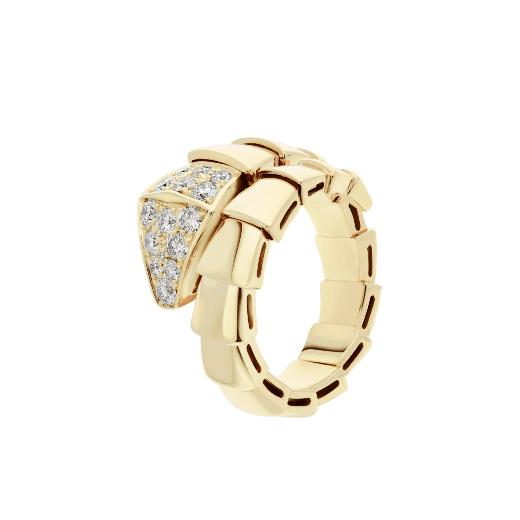 [BIJOUX]SERPENTI RING GOLD DIAMOND