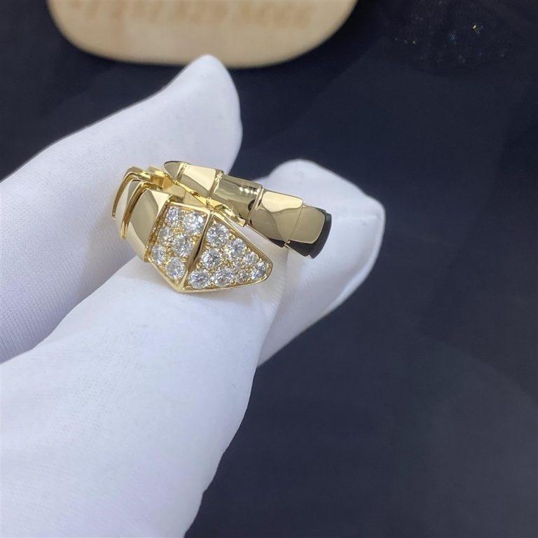 [BIJOUX]SERPENTI RING GOLD DIAMOND