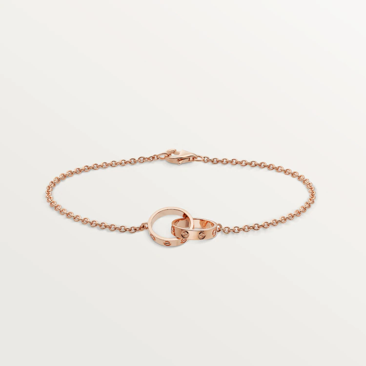 [BIJOUX]BRACELET AMOUR DOUBLE ANNEAU