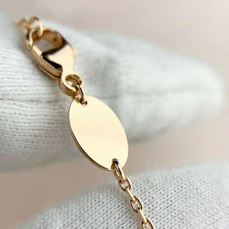 [BIJOUX]JEUX DE BRACELET MALACHITE PINK GOLD DIAMONDS