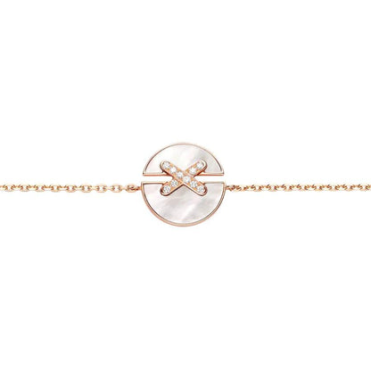 [BIJOUX]JEUX DE BRACELET MOP OR ROSE DIAMANTS