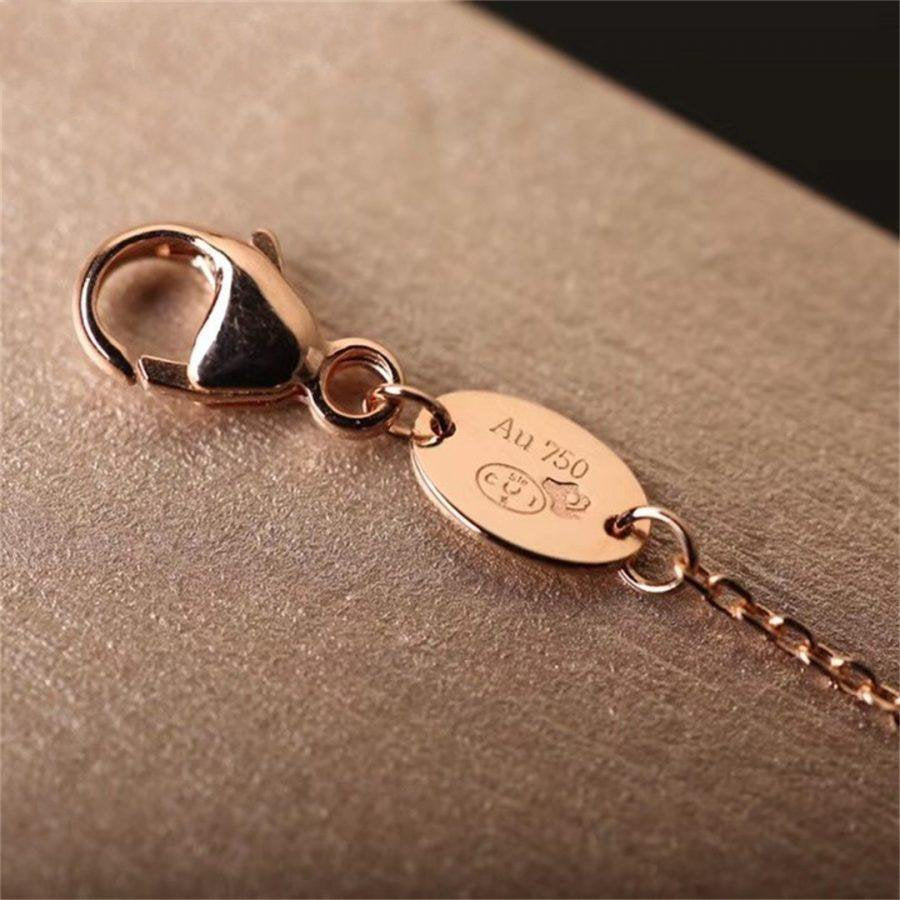 [BIJOUX]Hollow Design Four-Leaf Clover Flower Shape Ring