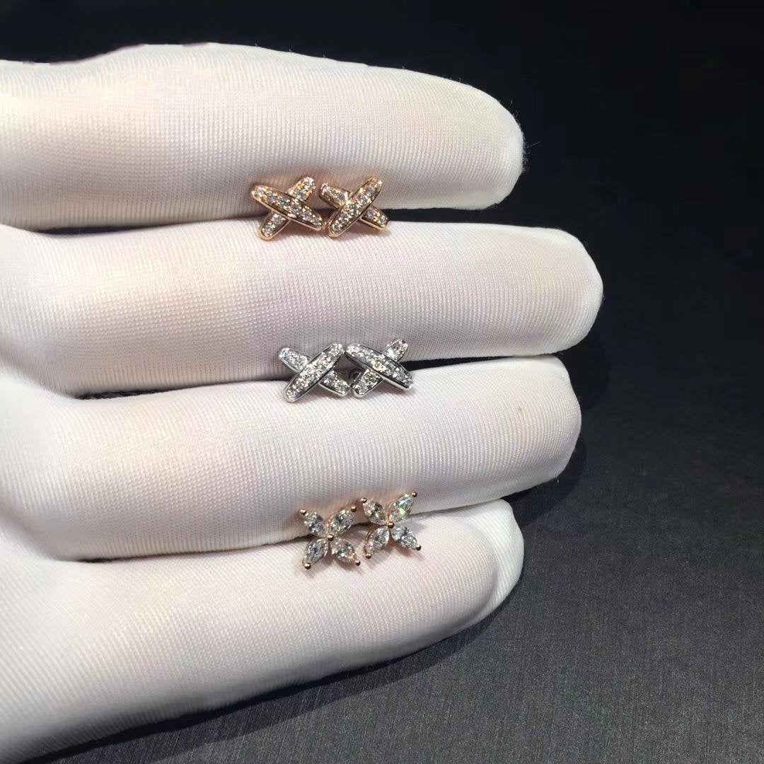 [BIJOUX]JEUX DE DIAMOND EARRINGS
