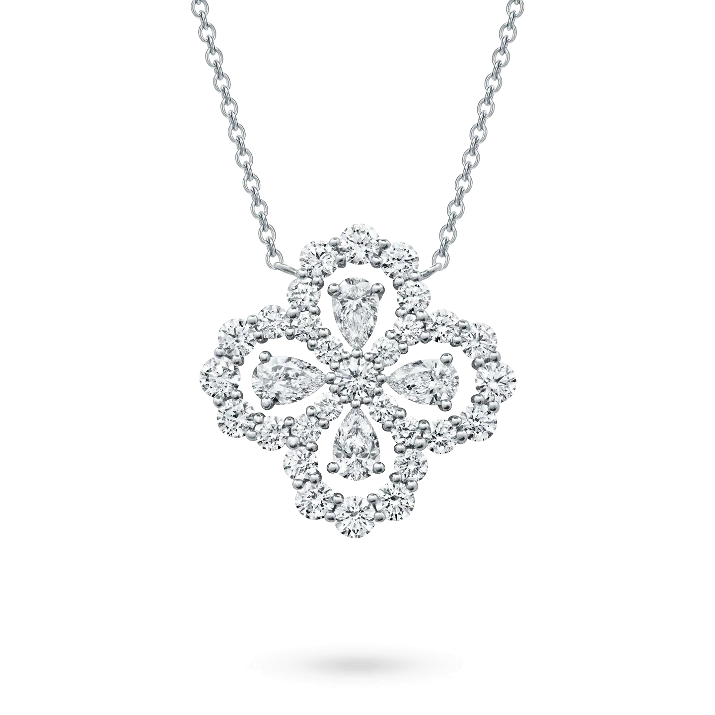 [BIJOUX] COLLIER BOUCLE MOTIF COMPLET DIAMANT 16MM MULTICOLORE