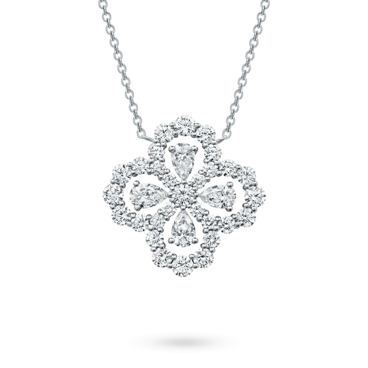 [BIJOUX] COLLIER BOUCLE MOTIF COMPLET DIAMANT 16MM MULTICOLORE