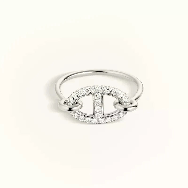 [BIJOUX]RONDE SMALL SILVER DIAMOND RING