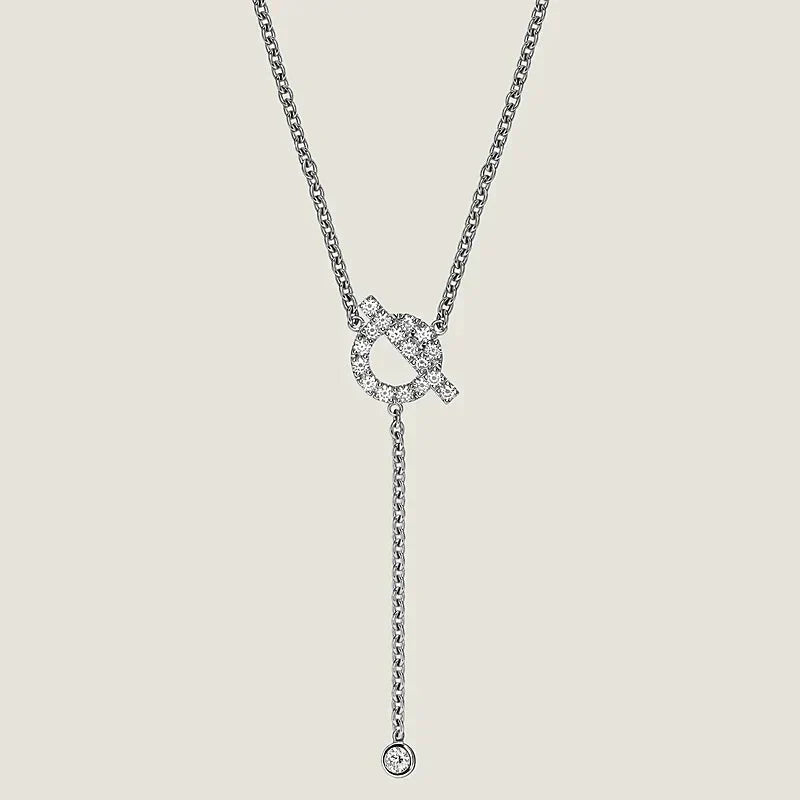 [BIJOUX]FINESSE SILVER DIAMOND NECKLACE