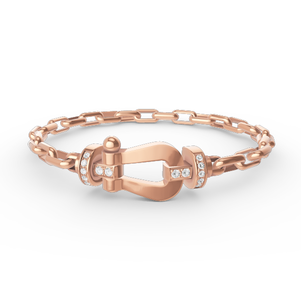 [BIJOUX]FORCE LARGE HORSESHOE CLASP  METAL BRACELET