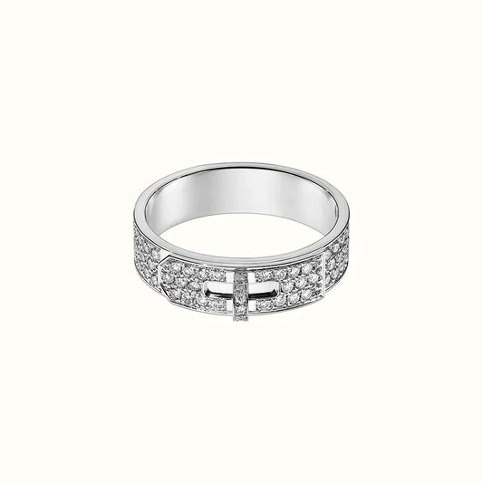 [BIJOUX]KELLY SILVER DIAMOND RING