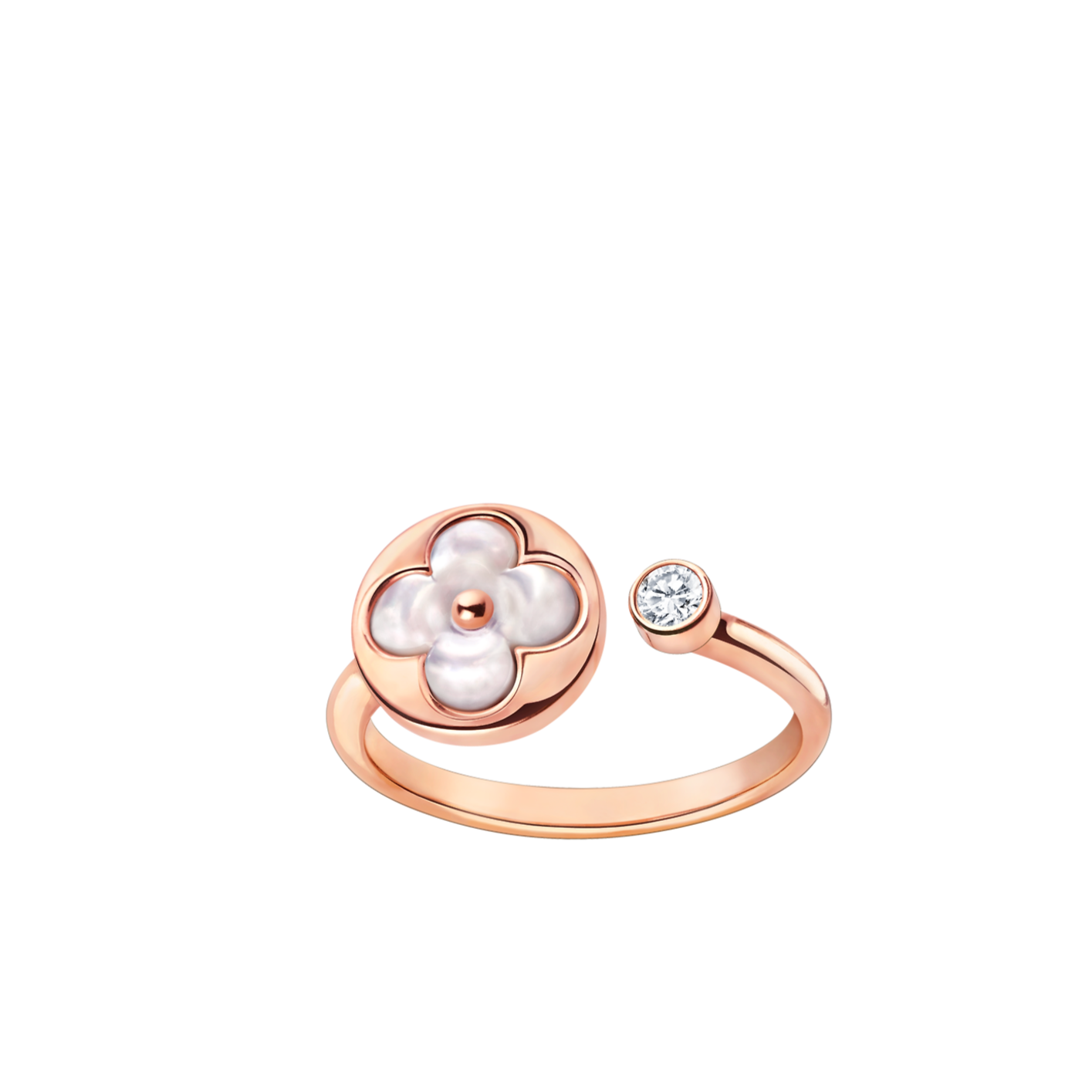 [BIJOUX]SUN 1 DIAMOND PINK MOP RING