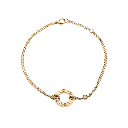 [BIJOUX]BRACELET AMOUR 2 DIAMANTS
