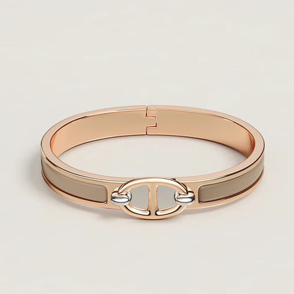 [BIJOUX]CLIC CHAINE PINK GOLD BRACELET
