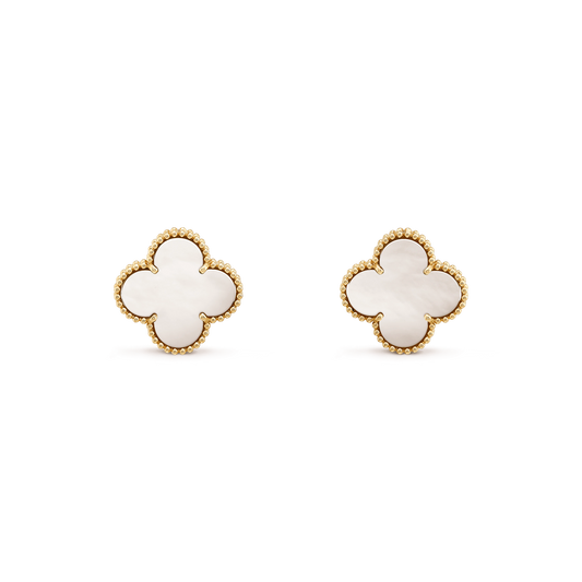 [BIJOUX]CLOVER MINI GOLD EARRINGS