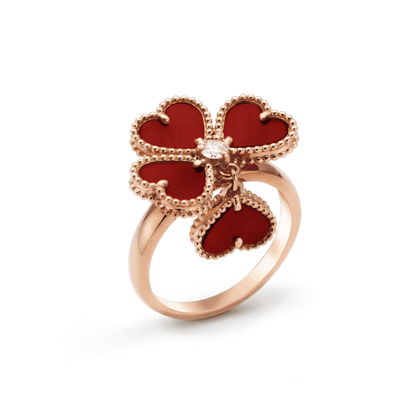 [BIJOUX]SWEET CLOVER CARNELIAN RING