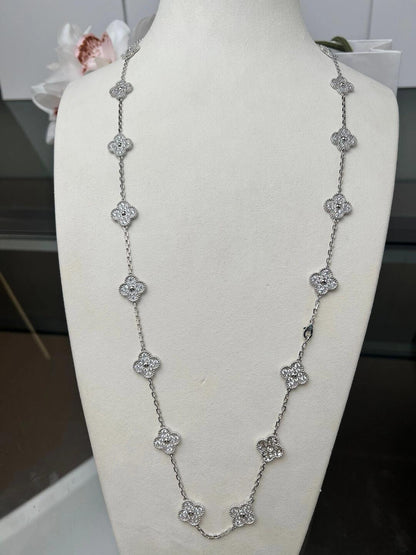 [BIJOUX]CLOVER 20 MOTIFS DIAMOND SILVER