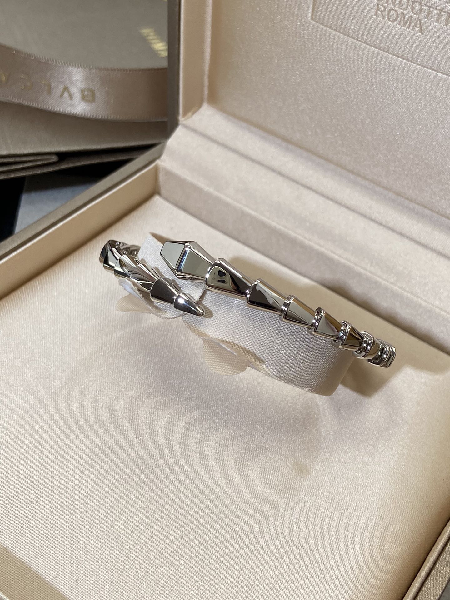 [BIJOUX]SERPENTI VIPER SILVER BRACELET