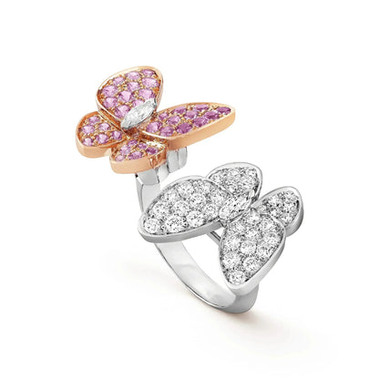 [BIJOUX]TWIN BUTTERFLY DIAMOND RING